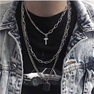 Set 3 dây chuyền ulzzang cá tính (hình thật, có sẵn)