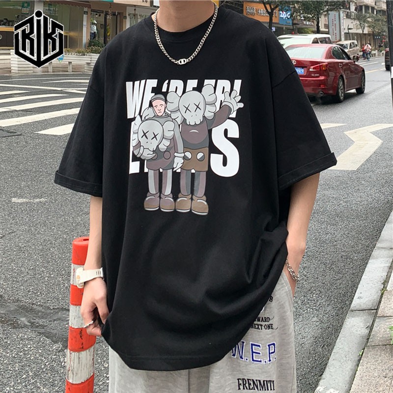 Áo thun tay lỡ RIK nam nữ Unisex, áo phông form rộng Oversize ATL143 | BigBuy360 - bigbuy360.vn