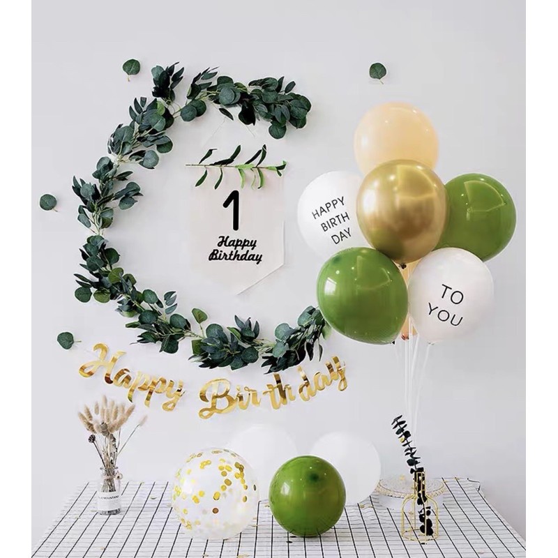 Băng Rôn Bằng Vải Bố DIY Treo Tường Trang Trí Sinh Nhật 1st 100 Ngày Sinh Nhật Cho Bé