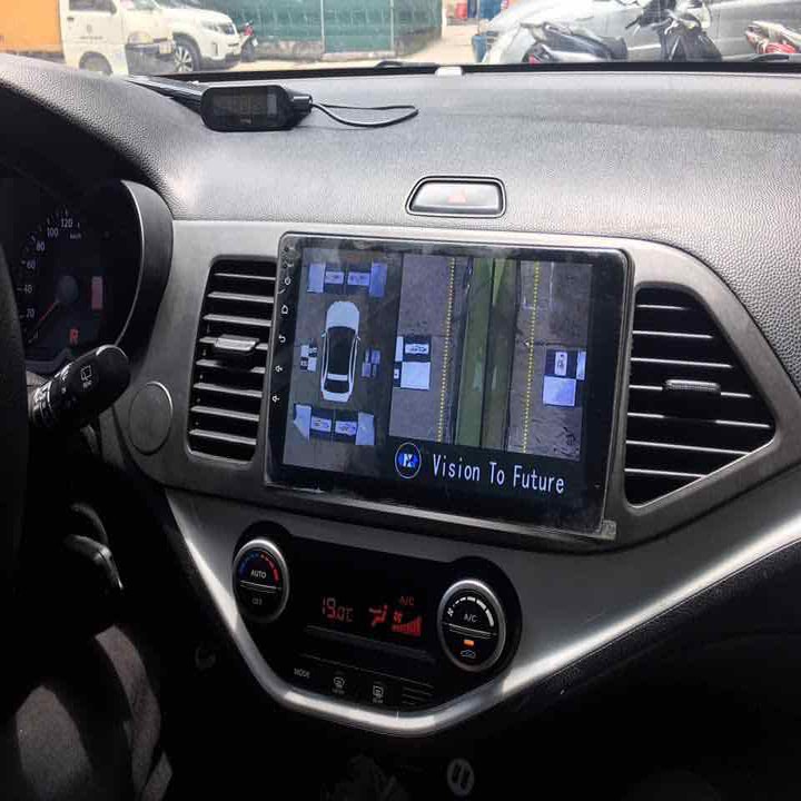 Camera hành trình 360 độ cao cấp chuẩn AHD dành cho tất cả các loại xe ô tô có sử dụng màn hình hiển thị LotusViet | BigBuy360 - bigbuy360.vn