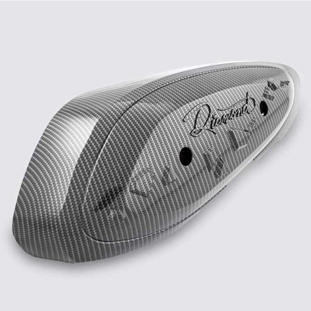 Che pô xe SH MODE đời 2020, bảo vệ pô xe SH MODE đời 2020 chất liệu nhựa ABS xi