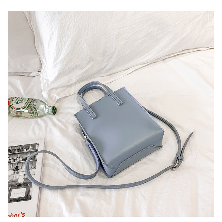 Túi Xách Đeo Chéo Một Bên Vai Dạng Dọc Màu Macaron Phong Cách Hàn Quốc Mới 2022 Cho Nữ