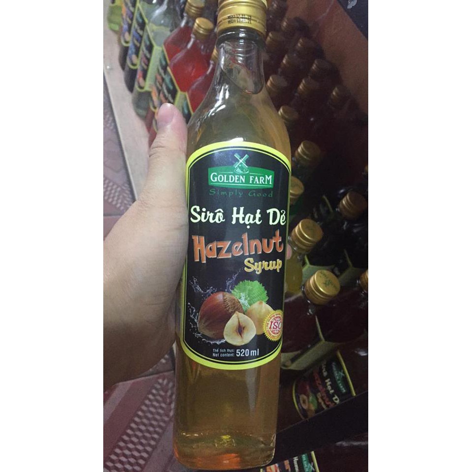 Siro hạt dẻ Golden Farm 520ml