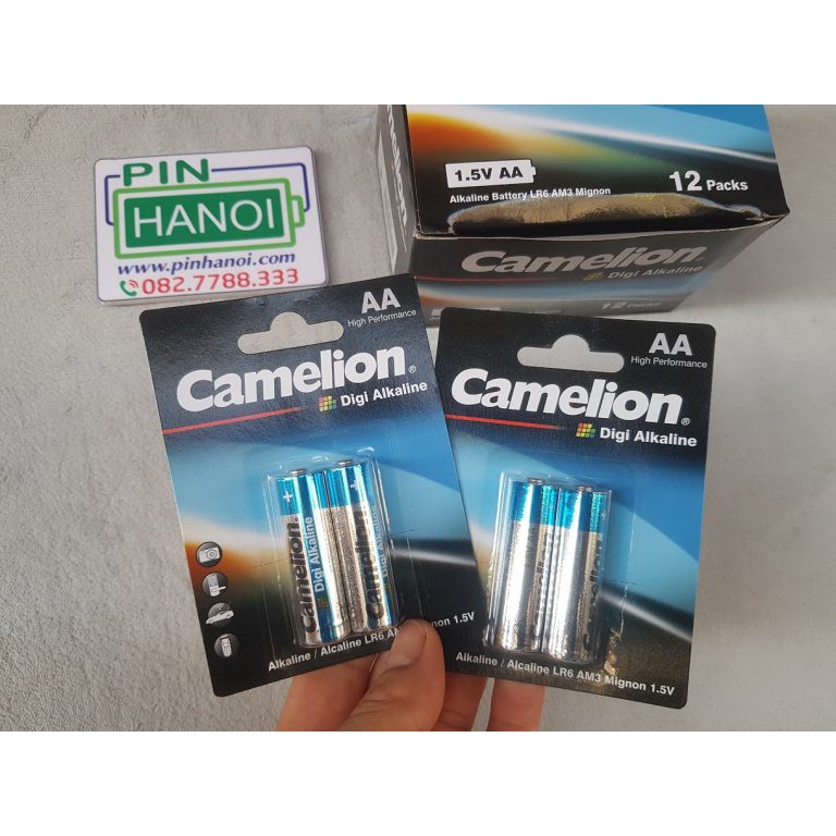 Vỉ 2 pin tiểu AA Camelion Digi Alkaline 1.5V AM LR6-BP2DG