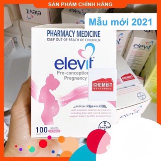 Viên uống Elevit bà bầu 100 viên- ĐỦ BILL - Beauty Shop