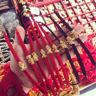 Vòng chỉ đỏ tỳ hưu may mắn size mini