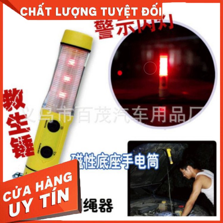 [FREE SHIP]Búa thoát hiểm đa năng trên oto 4 in 1