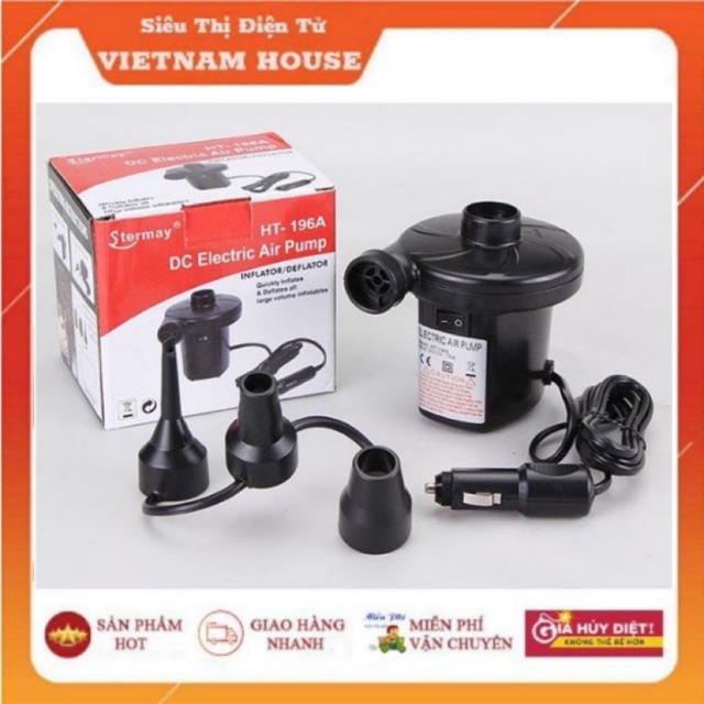 [FREESHIP] Máy Bơm Hút Chân Không Hoặc Thổi Bụi - Dùng Bơm Hồ Bơi, Đệm Hơi, Giường Hơi - Nguồn 220v - Cực Mạnh.