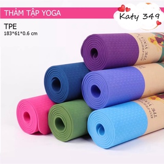 Thảm tập yoga chống trượt 2 lớp 6mm