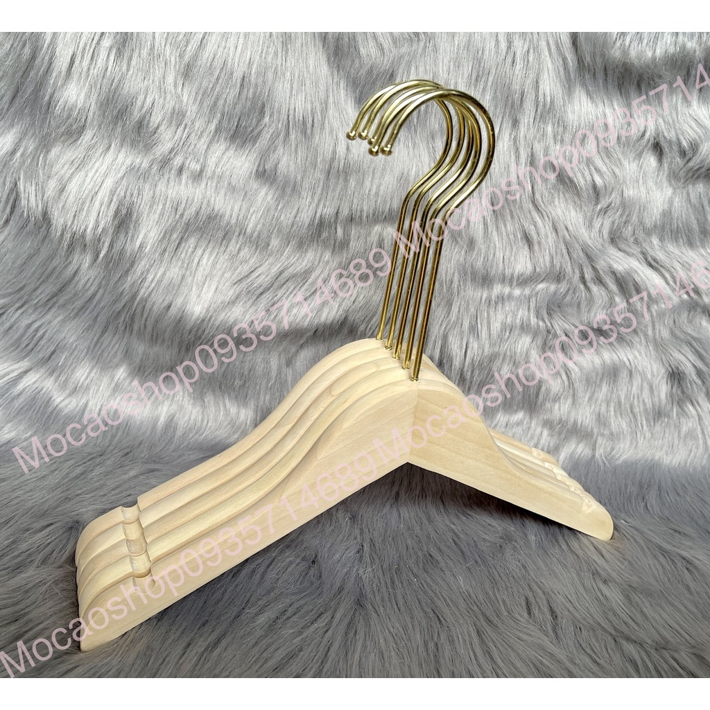 Móc Gỗ Mộc Treo Quần Áo Trẻ Em
