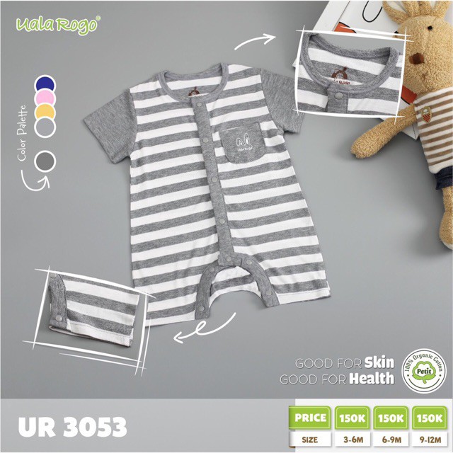 Uala rogo - body cộc kẻ