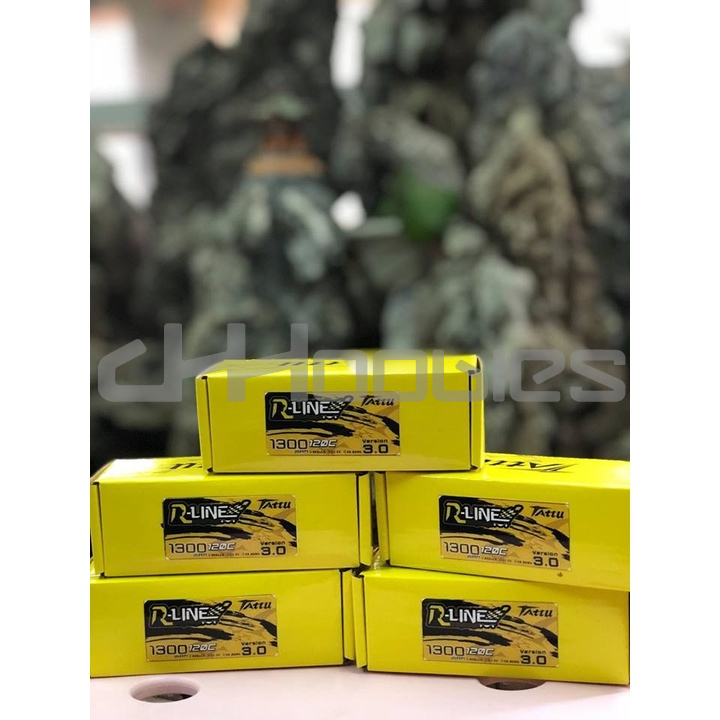 Pin Lipo Tattu R-Line V3 1300Mah 4S 120C