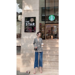 Áo blazer kẻ