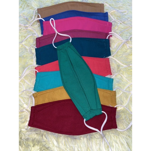 Khẩu trang vải 4D , 3 lớp - kháng khuẩn , chống bụi cao cấp