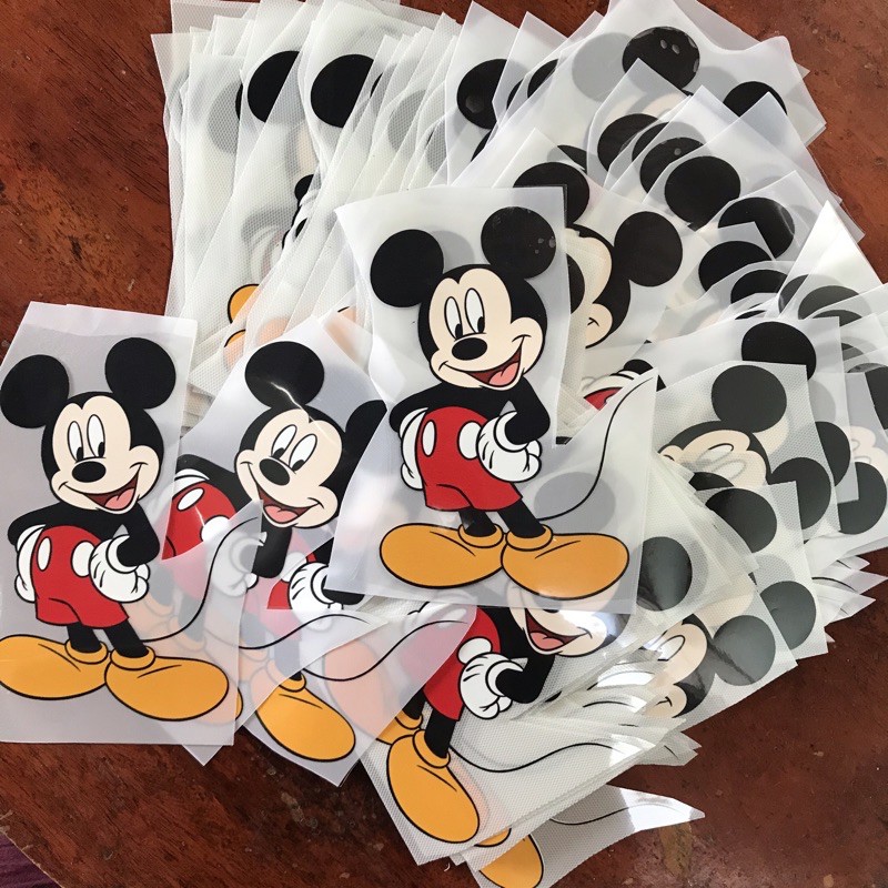 01 Hình dán nhiệt Mickey đủ size