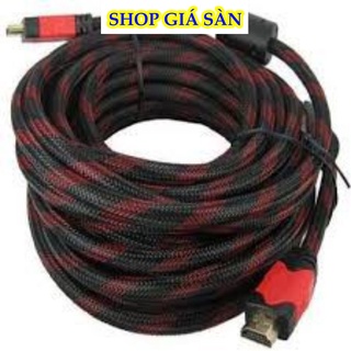 Dây hdmi, dây cáp tín hiệu hdmi dài 20m tròn chuẩn 1.4v bọc lưới, hàng chất lượng - bh 3 tháng