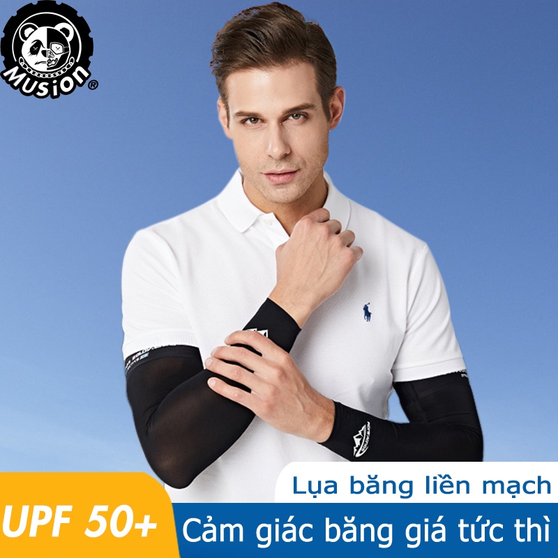 Musion - Anti UV Seamless Ice Silk Arm Sleeves For Outdoor Unisex