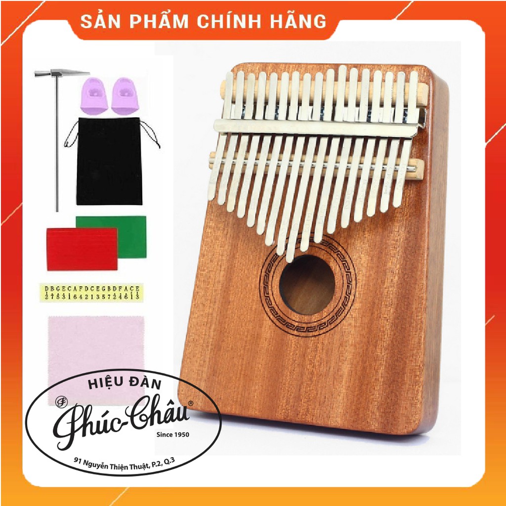 Gi m gi n kalimba 17 ph m g nguy n kh i mahogany LEGPAP M17