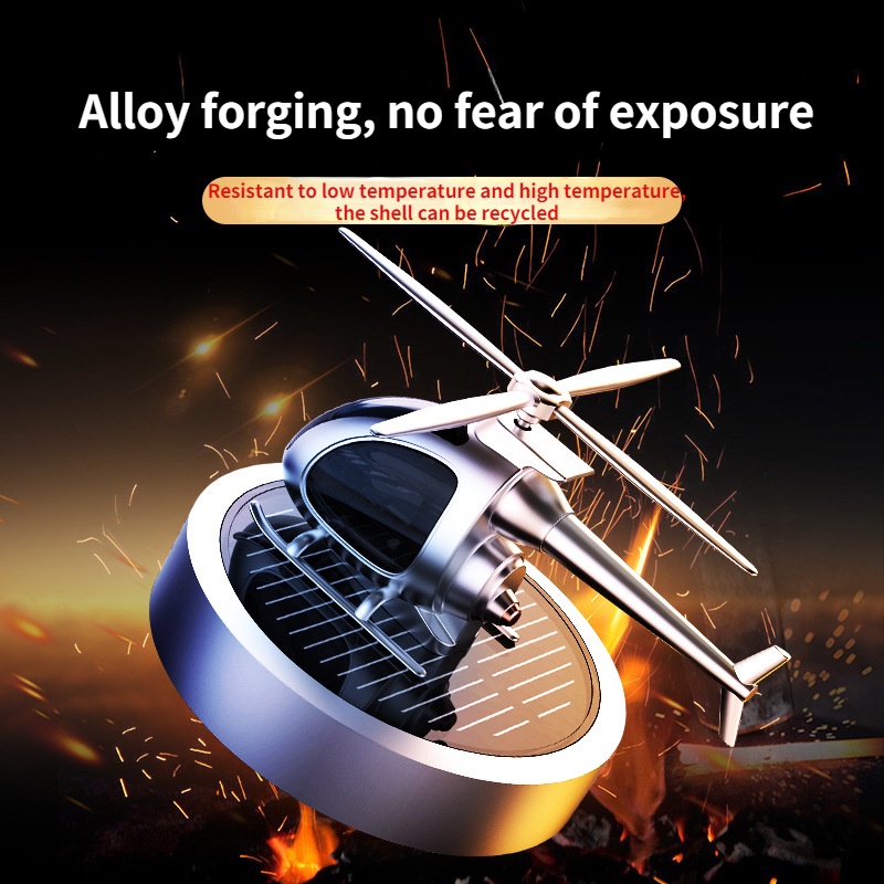 Nước Hoa Xoay Bằng Kim Loại Sử Dụng Năng Lượng Mặt Trời Trang Trí Nội Thất Xe Hơi