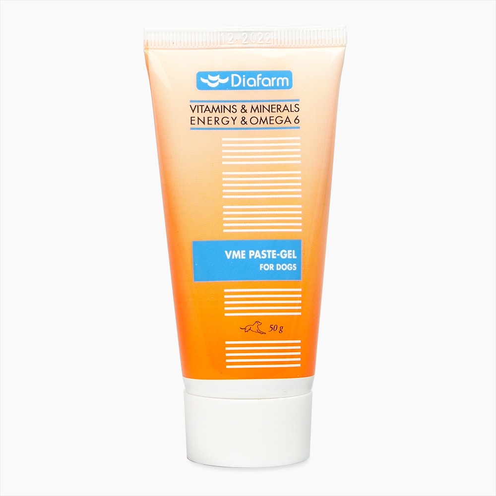 [Diafarm] VME Paste-Gel for Dogs 50g / Vitamin & Khoáng chất Năng lượng & Omega 6