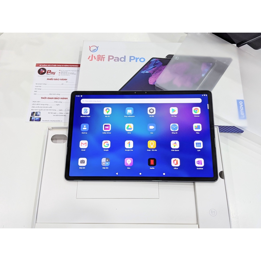 Máy Tính Bảng Lenovo Xiaoxin Pad P11 Pro ( 2020 ) QUỐC TẾ GLOBAL FIRWARE  6/128GB Màn Old 2.5K Mới Fullbox | Playmobile