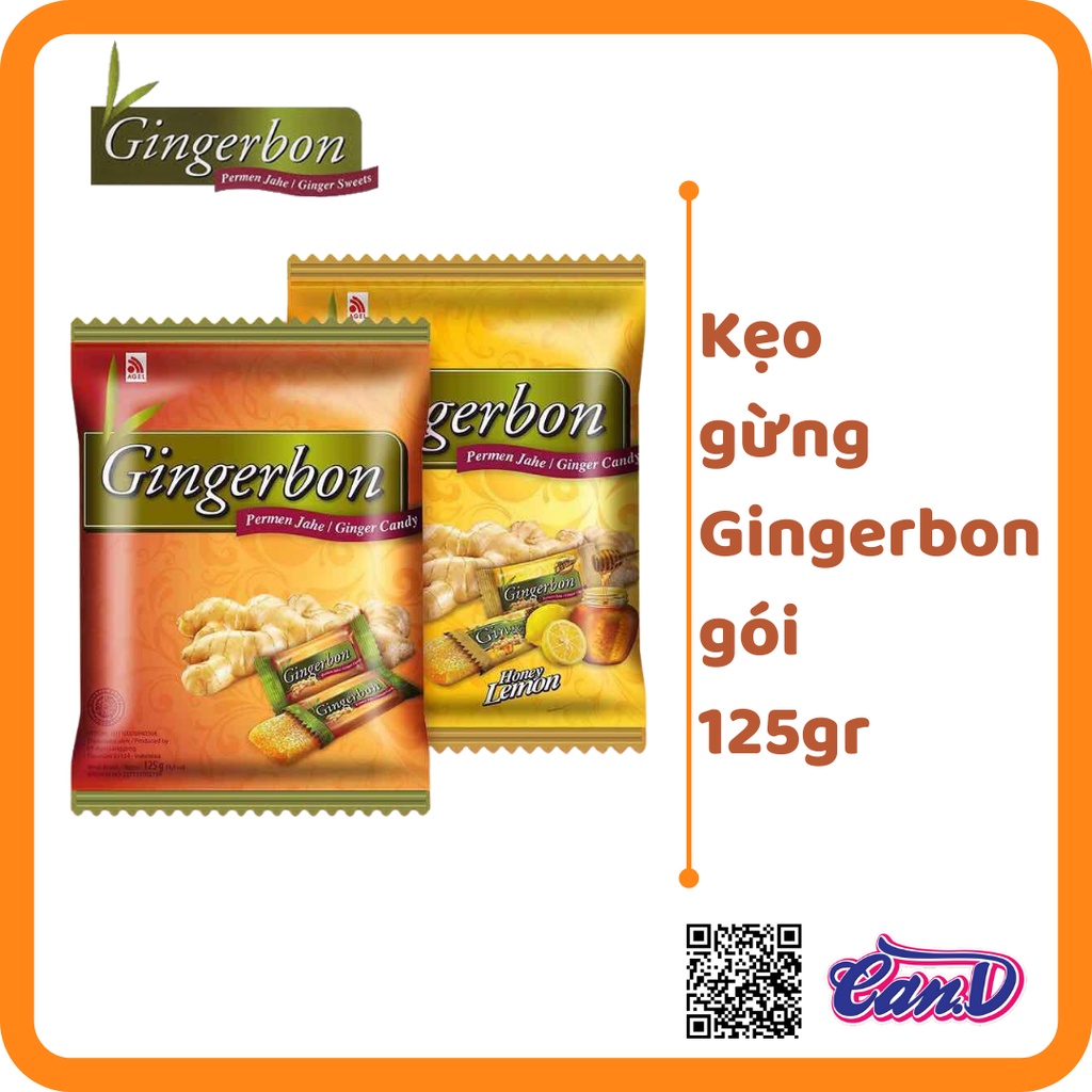 Kẹo gừng Gingerbon gói 125gr