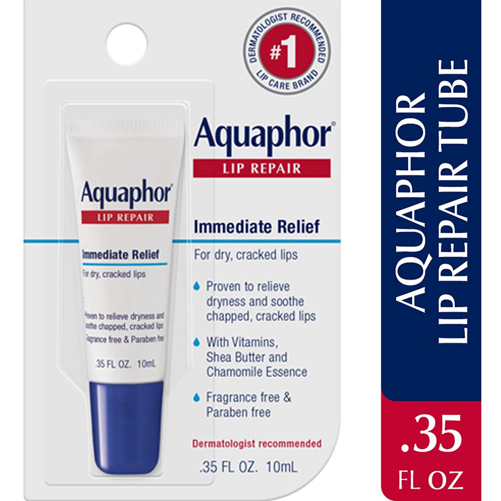 Hàng US - Dưỡng môi khô nẻ Aquaphor Lip Repair 10ml