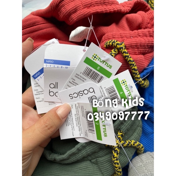 Quần Short Bé Trai Gân All Basic