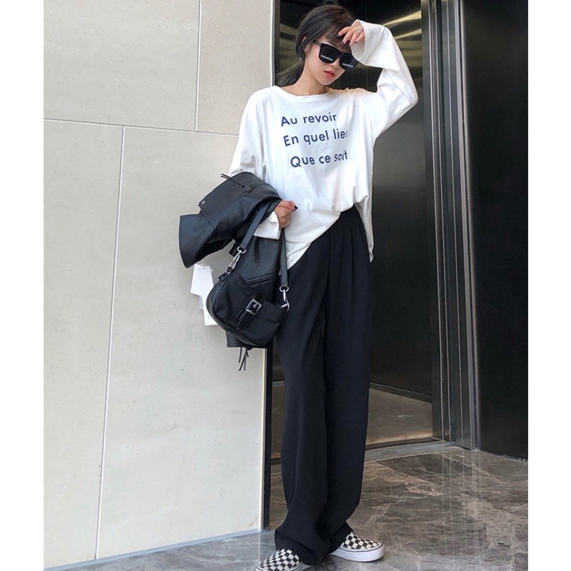 Quần Dài Ống Rộng Thời Trang Mùa Hè Dễ Phối Đồ Cho Nữ