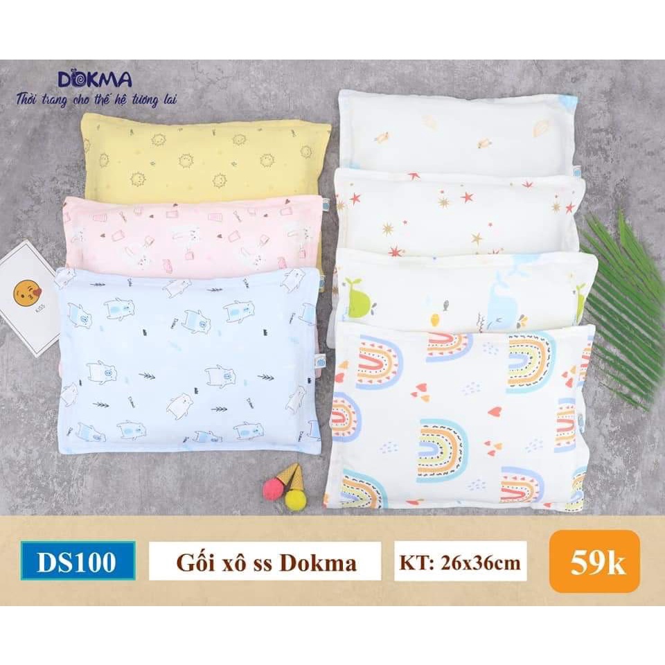 Gối xô sơ sinh Dokma (Kích thước 35x24cm) - Riobaby