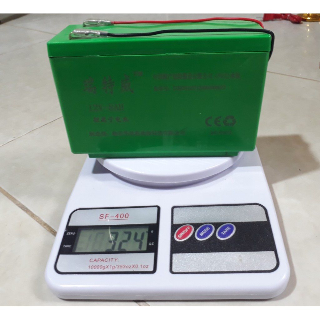 Bình ắc quy pin Lithium 18650 12V 8Ah
