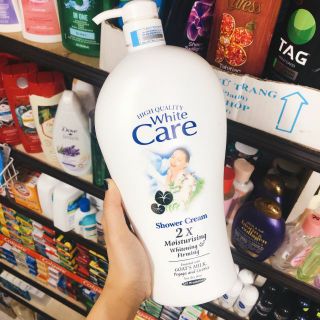 Sữa Tắm Dê White Care 2X 1200ml - Malaysia hàng xịn