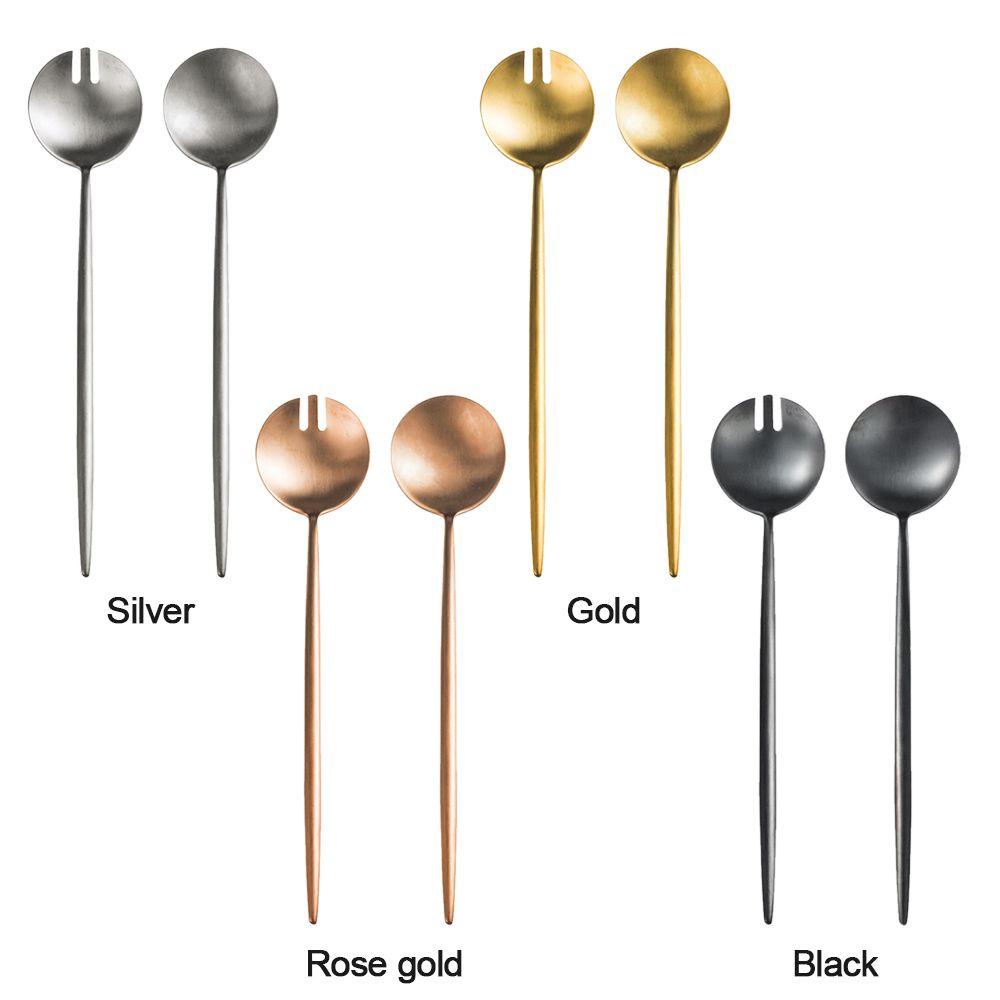 Bộ Muỗng Nĩa Ăn Salad Phục Vụ Bàn Ăn