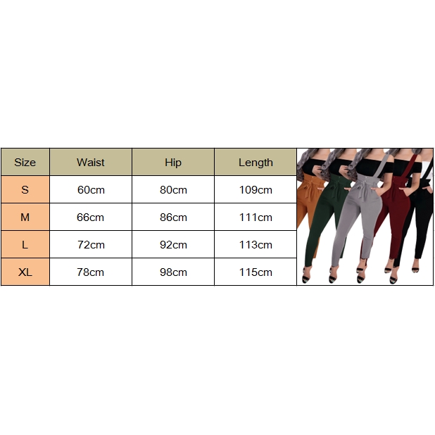 Jumpsuit nữ áo liền quần dài lưng cao xinh xắn | BigBuy360 - bigbuy360.vn