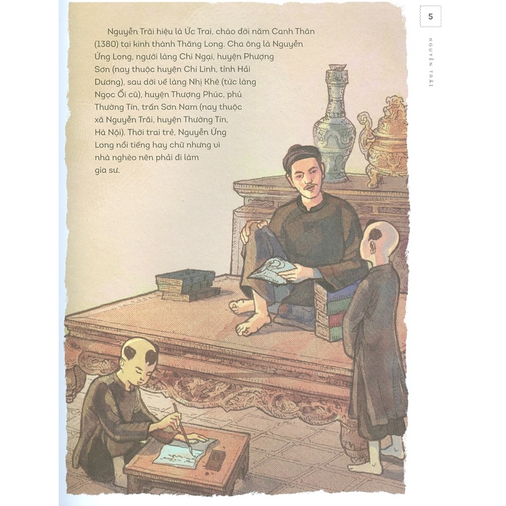 Sách - Lịch Sử Việt Nam Bằng Tranh - Nguyễn Trãi (Bìa Cứng)