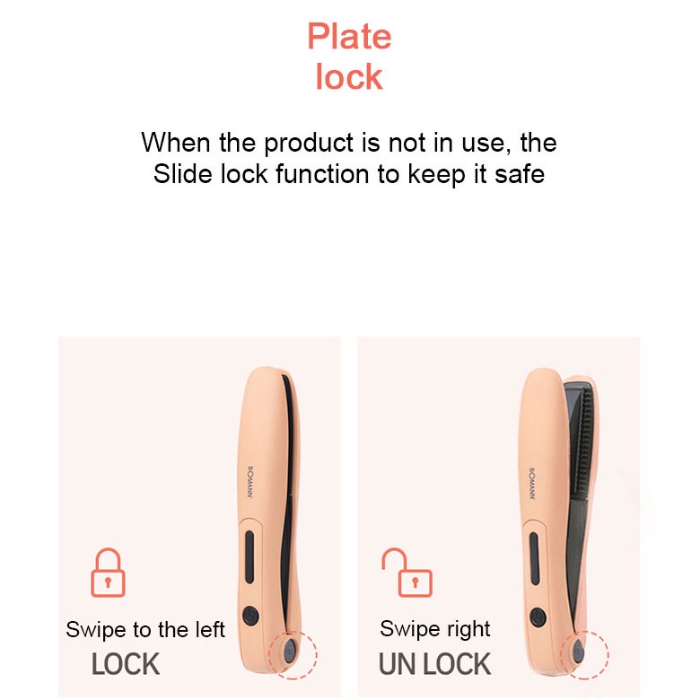 Máy duỗi tóc bằng sắt cầm tay BOMANN HC2624C