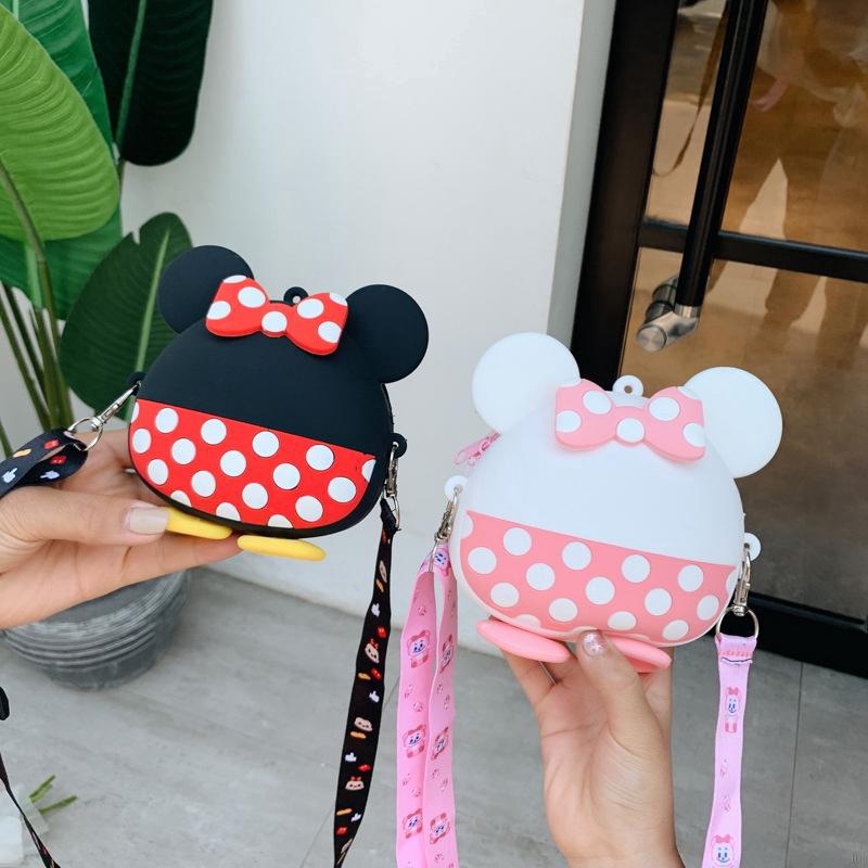 Túi Đeo Chéo Hình Chuột Minnie Đáng Yêu Cho Bé