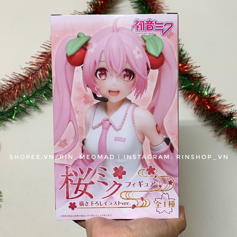 [TAITO] MÔ HÌNH CHÍNH HÃNG Sakura Miku - Figure Newly Illustrated Ver.