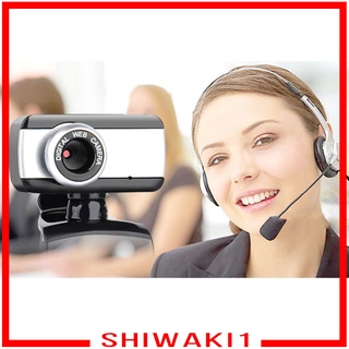 [Shiwaki1] Camera Web Xoay Mới Cho PC Laptop Để Bàn Notebook