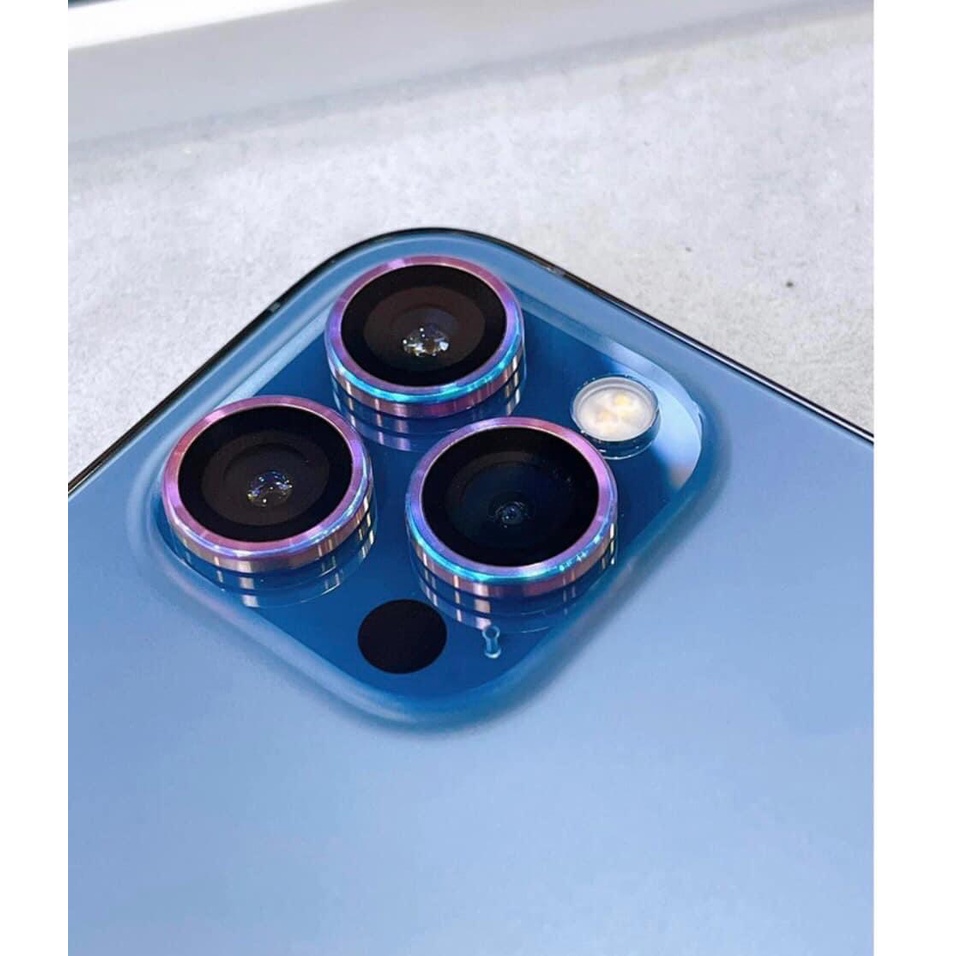 Vòng kim loại titan bảo vệ lens camera cho các dòng iphone 13  Pro Max / 13 Pro / 13 12 Pro Max/ 12 Pro