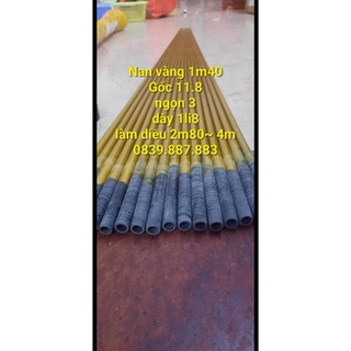 Nan Cacbon làm diều 2m~ 2m8 màu vàng