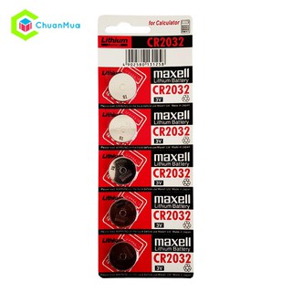 Pin cmos Maxell CR-2032 vỉ 5 viên