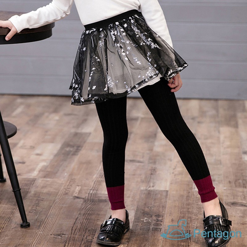 Quần Legging Dệt Kim Thoải Mái Hợp Thời Trang Cho Bé Gái