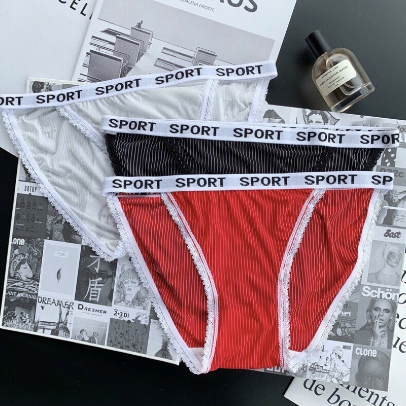 [Mã 12FASHIONSALE1 giảm 10K đơn 50K] [BIGSIZE Quần lót nữ thun lạnh cạp chữ SPORT thể thao | BigBuy360 - bigbuy360.vn