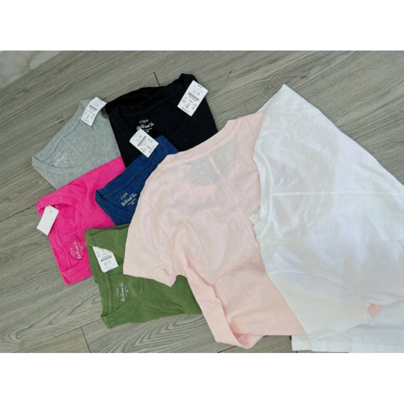 Áo thun cotton xước JCrew-hàng xuất xịn