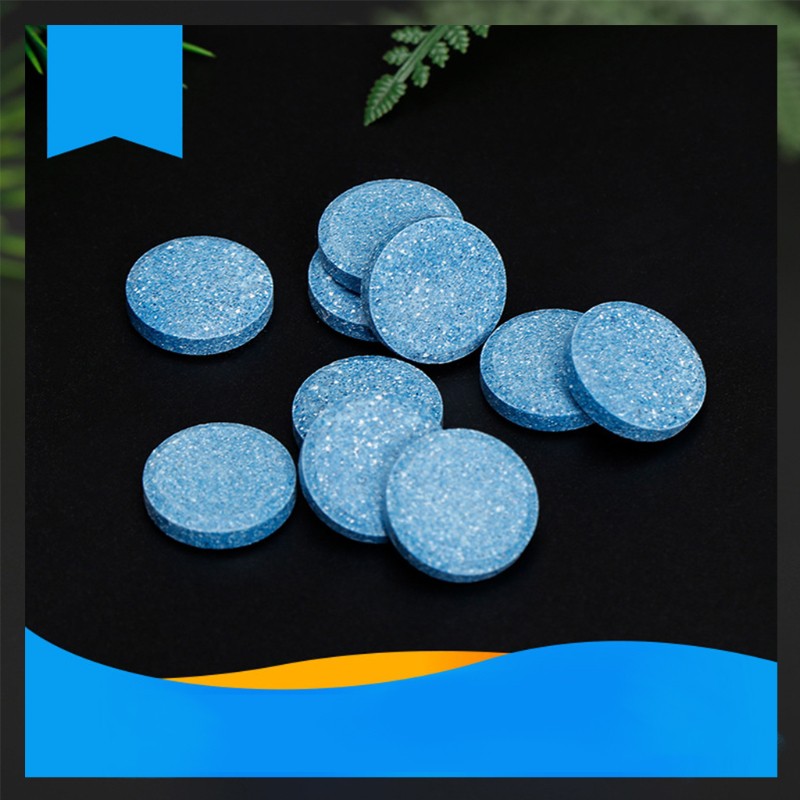 Set 10 Viên Sủi Vệ Sinh Kính Xe Ô Tô Tiện Lợi