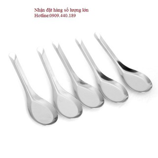 Muỗng inox Vuông Chất liệu inox cao cấp