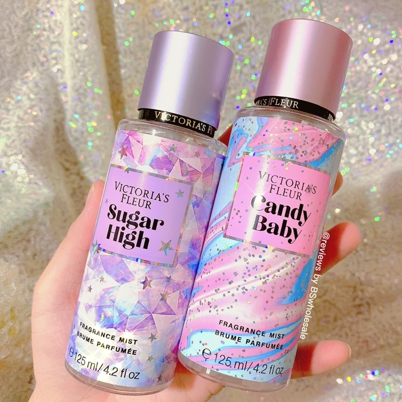 Set 4 Chai Xịt Thơm Body VICTORIA'S FLEUR Body Mist 125ml Hương Thơm Ngọt Ngào Quyến Dũ