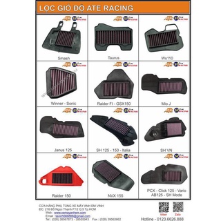 Lọc gió độ raider / satria fi / gsx 150[sum racing]