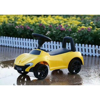 [Giá sỉ] Xe lắc bơi chòi chân ô tô (có nhạc + tựa lưng + thùng chứa đồ)